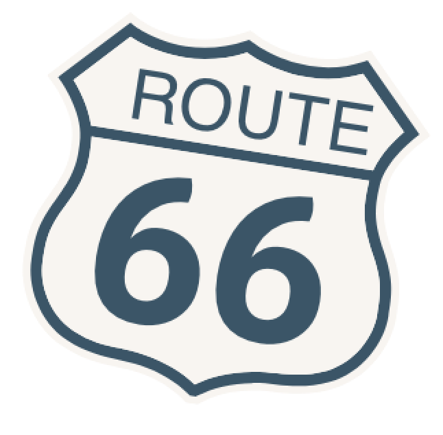 Route 66 Road Sign