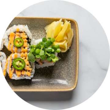 fresh sushi roll
