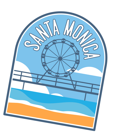 Badge illustration of Santa Monica